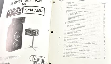 Moog-Synamp original user/service manual